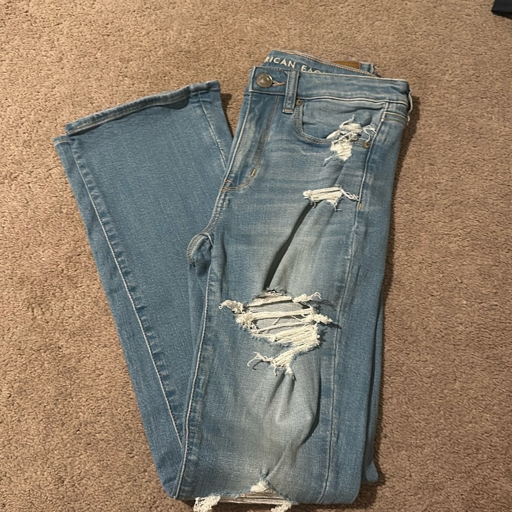American eagle High rise skinny kick jeans
